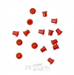Колпачки для краски Tattoo Caps TA-225A, Красные, 9 мм